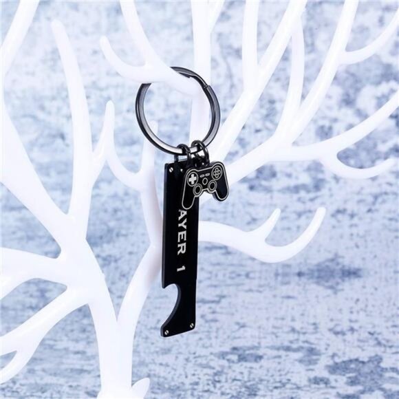 BoyfriendGifts from Girlfriend Funny Gamer Matching Keychain for Gamer Boyfriend - Picture 3 of 7